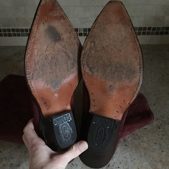 Sendra Suede Embroidered Western Cowboy Boots - Picture 13 of 16